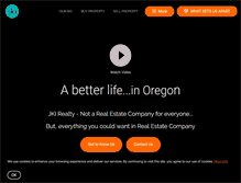 Tablet Screenshot of oregoncoastdreamhomes.com
